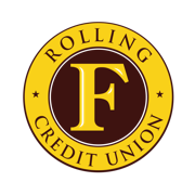 Rolling F Credit Union circle logo