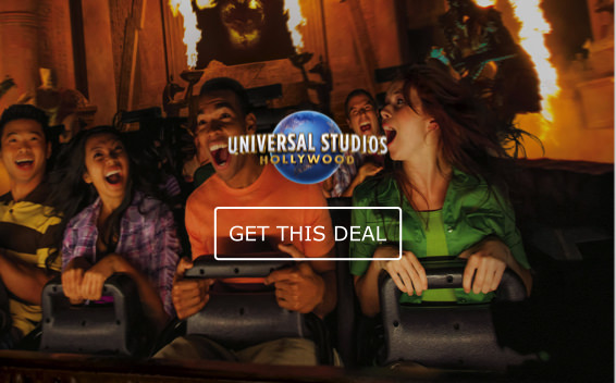 Group enjoying ride at Universal Studios Hollywood